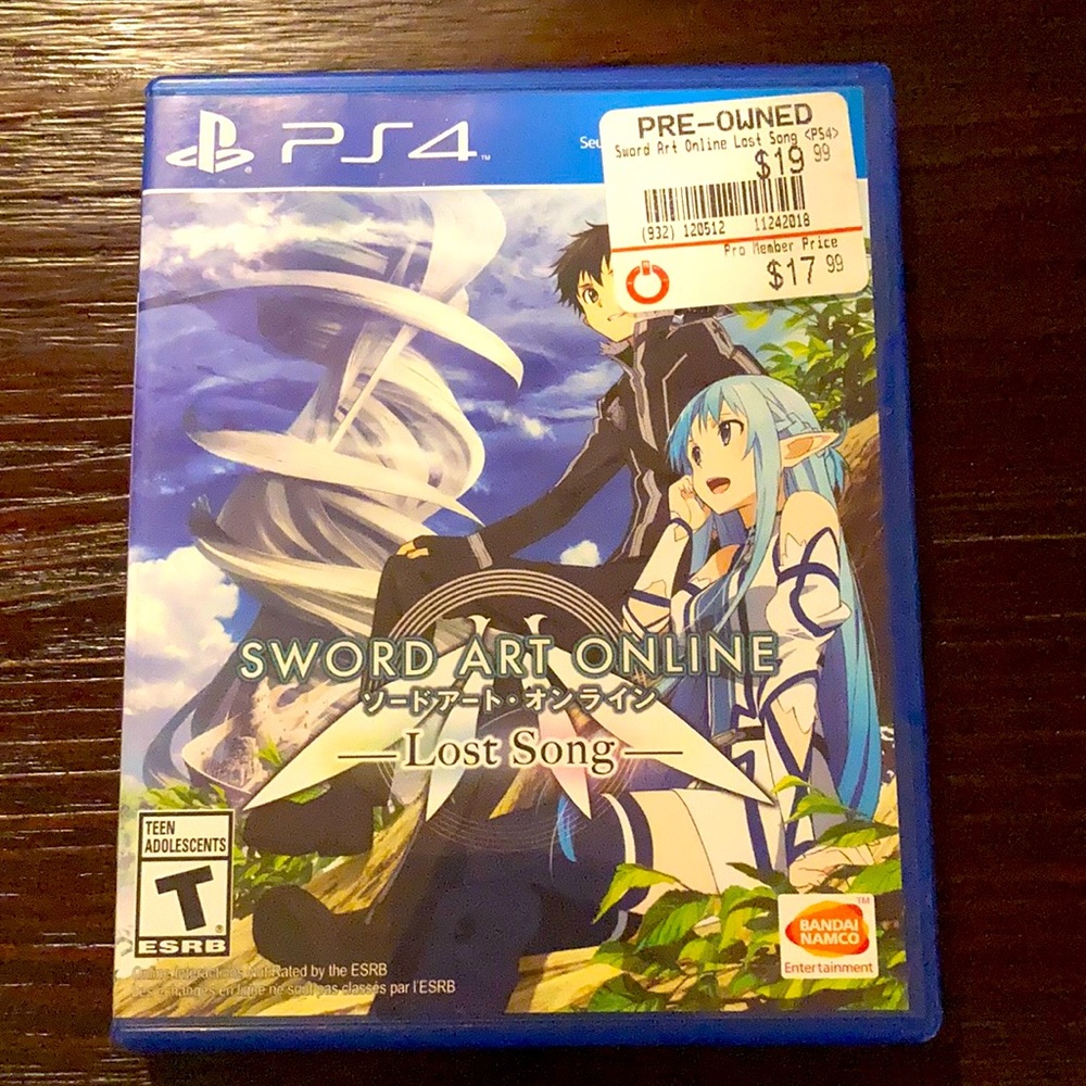 Sword art online lost song it’s a pretty fun game.